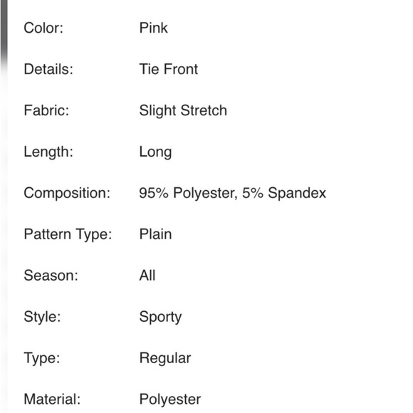 PINK HIGH WAISTED DRAWSTRING LEGGINGS - Picture 6 of 7